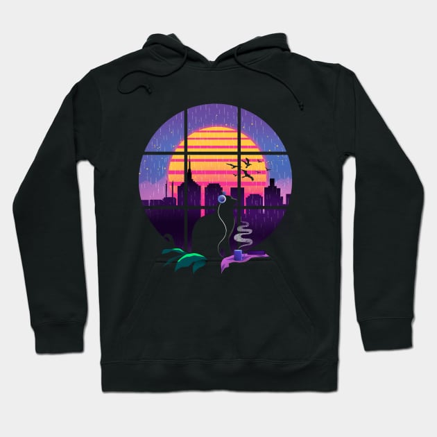 2 A.M. Mood Hoodie by DANDINGEROZZ